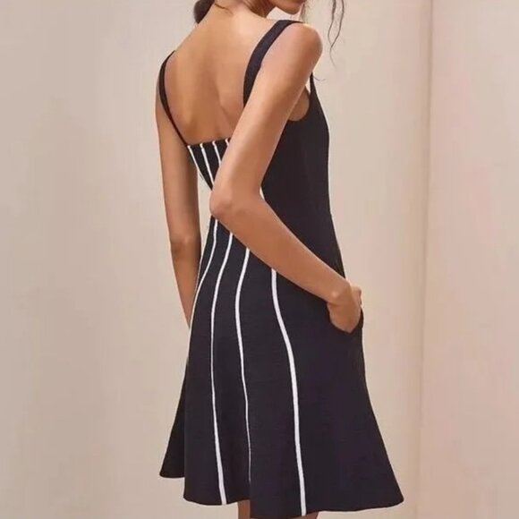 EUC‎ Women's MAEVE Sweetheart Mini Dress Anthropologie Textured | Size 0 - Picture 2 of 11